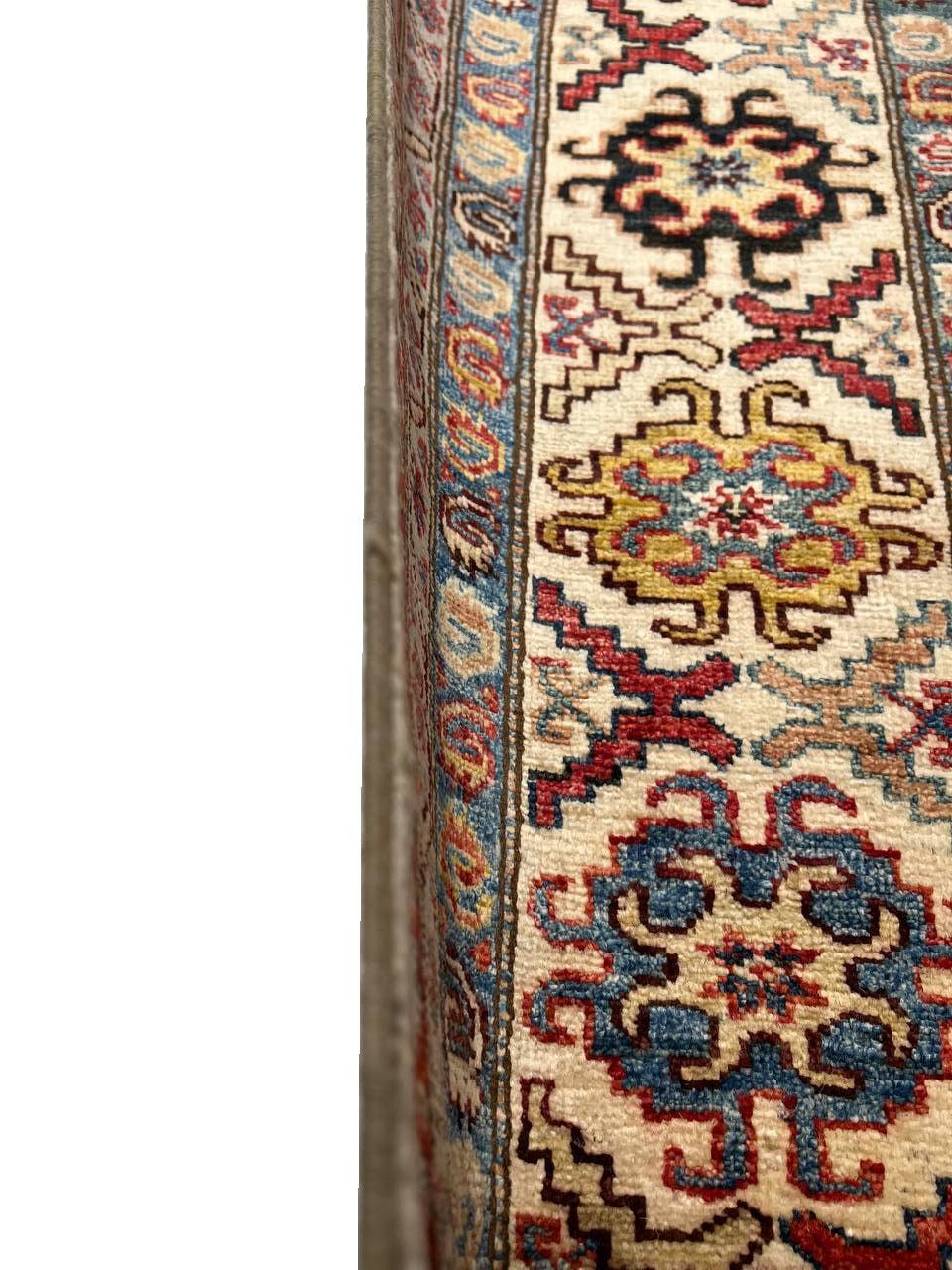 Canvello Fine Hand Knotted Kazak Rug - 8'6'' X 11'8'' - Canvello