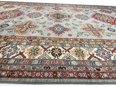 Canvello Fine Hand Knotted Kazak Rug - 8'6'' X 11'8'' - Canvello