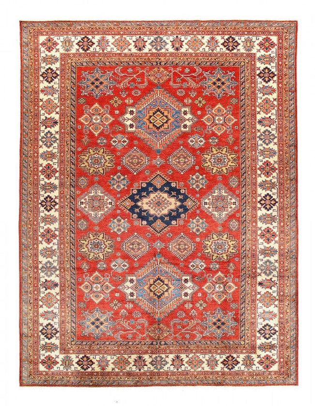 Canvello Fine Hand Knotted Kazak Rug - 9' X 12'2'' - Canvello