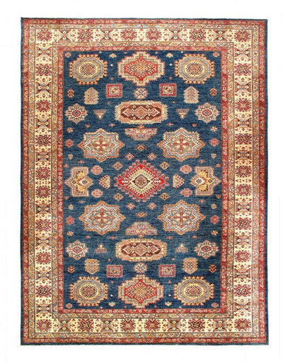 Canvello Fine Hand Knotted Kazak Rug - 9' X 12'3'' - Canvello