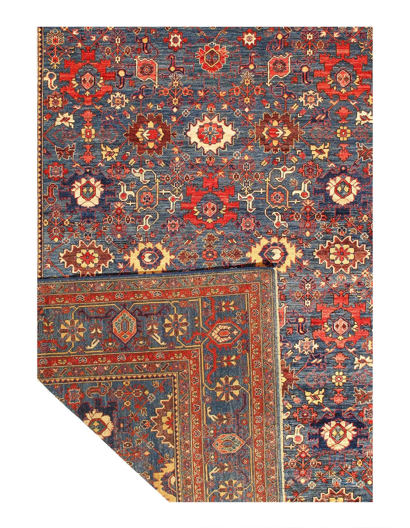 Canvello Fine Hand Knotted Kazak Rug - 9′2″ × 11′10″ - Canvello