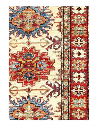 Canvello Fine Hand Knotted Kazak Runner - 2'1''X 5'9'' - Canvello