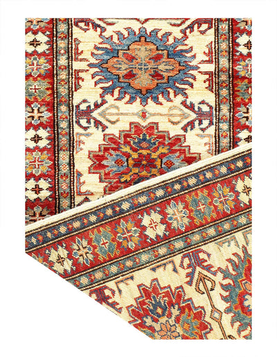 Canvello Fine Hand Knotted Kazak Runner - 2'1''X 5'9'' - Canvello