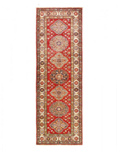 Canvello Fine Hand Knotted Kazak Runner - 2'5''X 7'3'' - Canvello