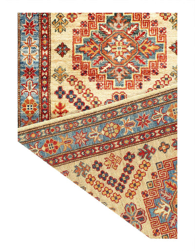 Canvello Fine Hand Knotted Kazak Runner - 2'6''X 7' - Canvello