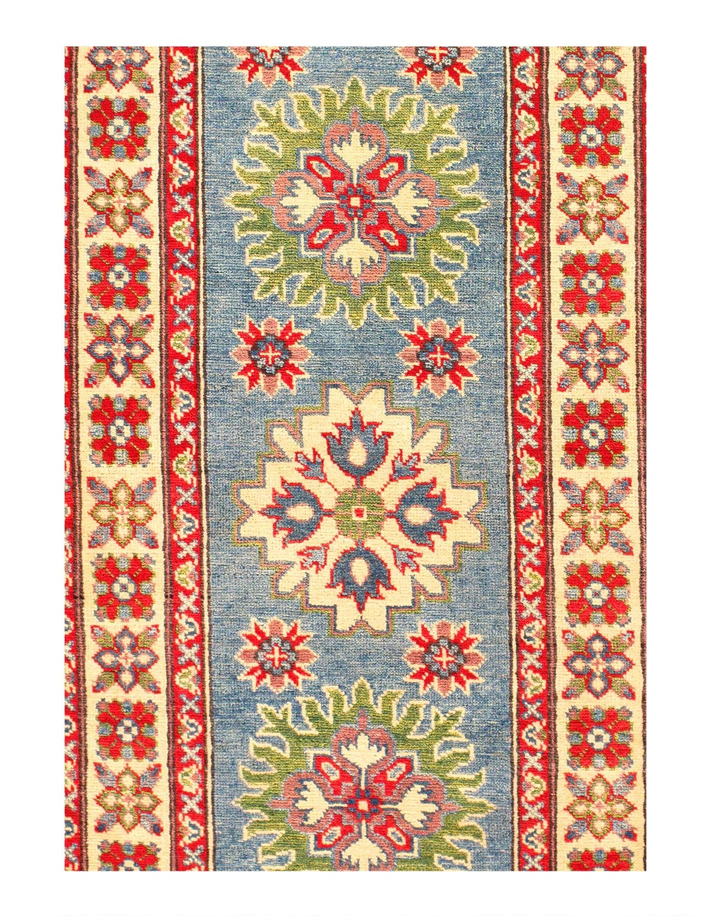 Canvello Fine Hand Knotted Kazak Runner - 2'9'' X 9'7'' - Canvello