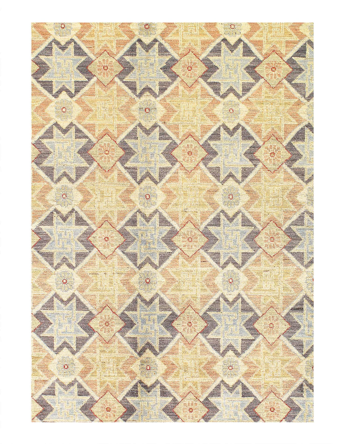 Canvello Fine hand Knotted Khotan Design Rug - 8' X 10' - Canvello