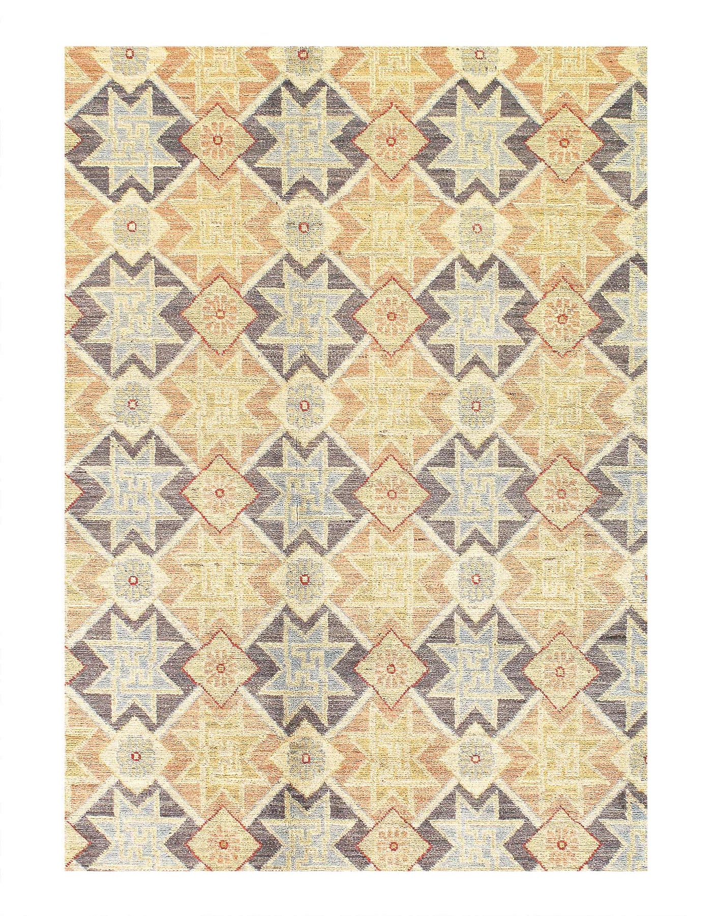 Canvello Fine hand Knotted Khotan Design Rug - 8' X 10' - Canvello