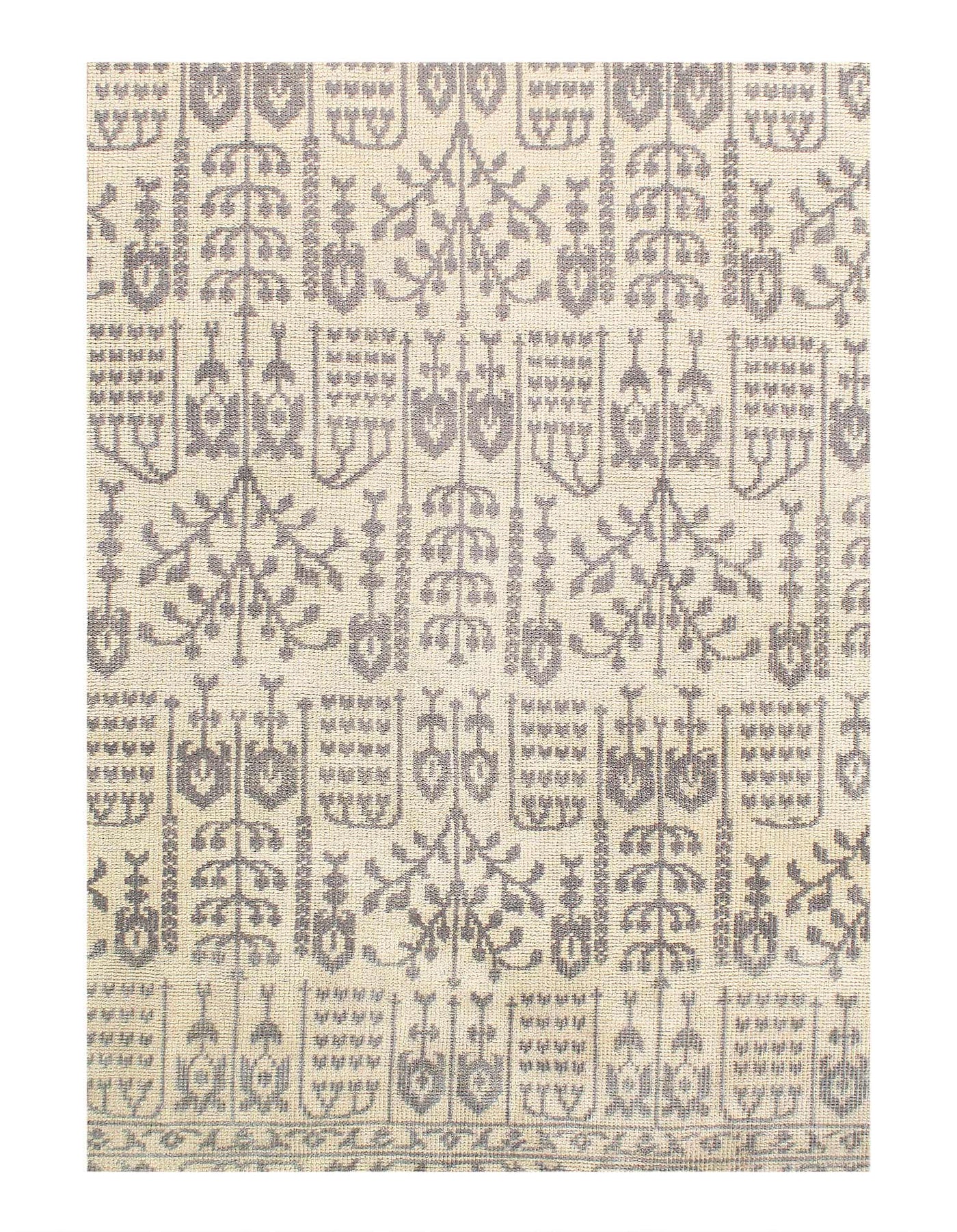 Canvello Fine Hand Knotted Mamluk Rug - 7'11'' X 10'1''