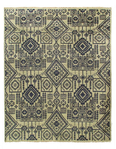 Canvello Fine Hand Knotted Mamluk Rug - 8'1'' X 10'1''