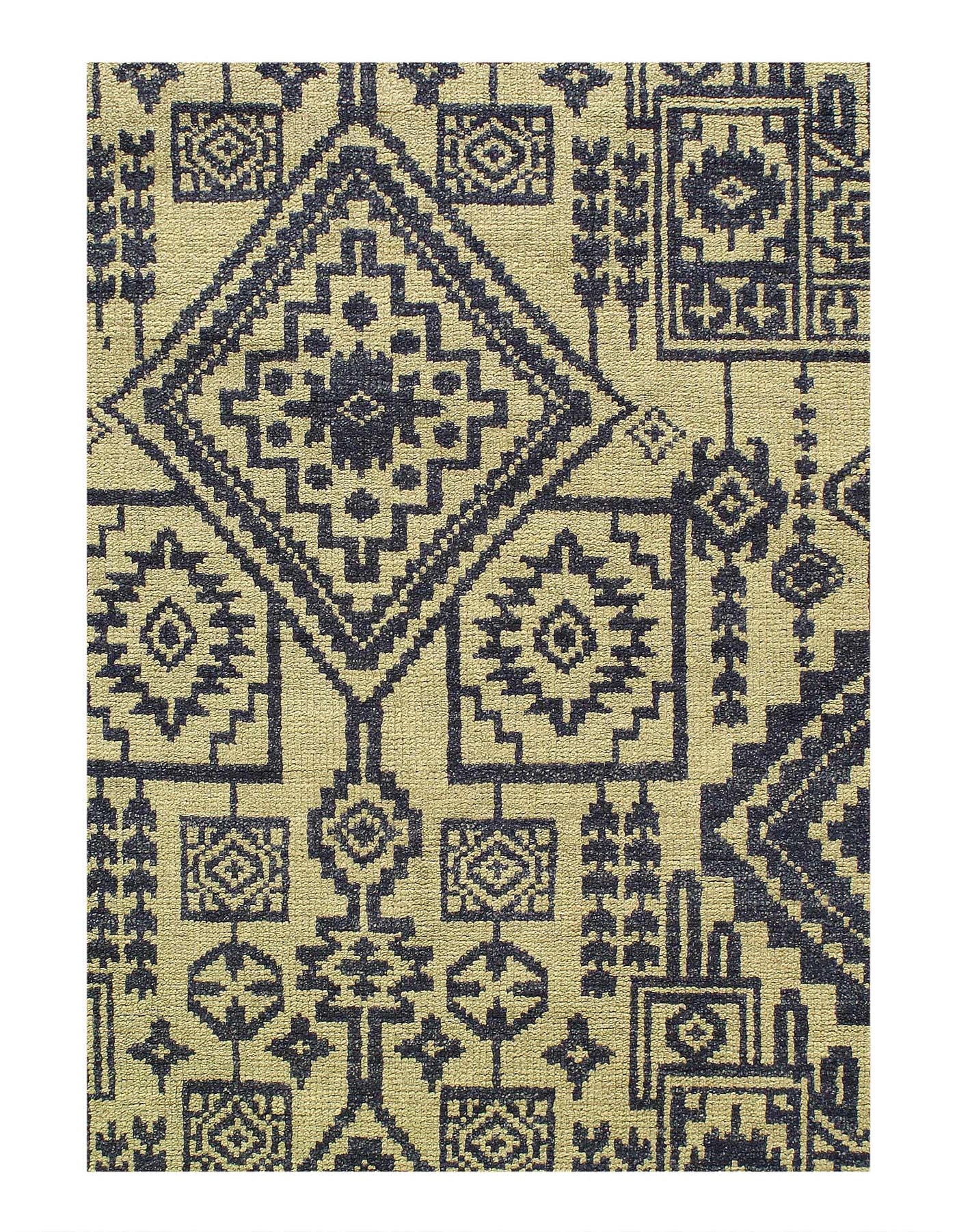 Canvello Fine Hand Knotted Mamluk Rug - 8'1'' X 10'1''
