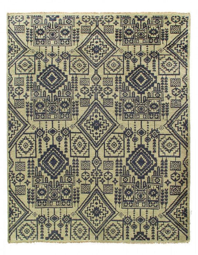 Canvello Fine Hand Knotted Mamluk Rug - 8'1'' X 10'1'' - Canvello