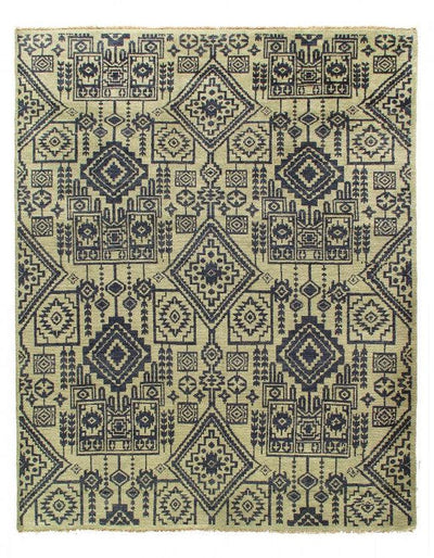 Canvello Fine Hand Knotted Mamluk Rug - 8'1'' X 10'1'' - Canvello