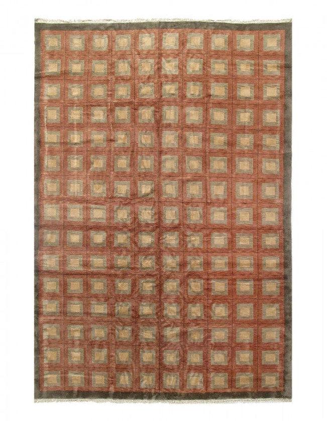 Canvello Fine Hand Knotted Modern Genuine Nepal Rug - 10'11'' X 17'11''