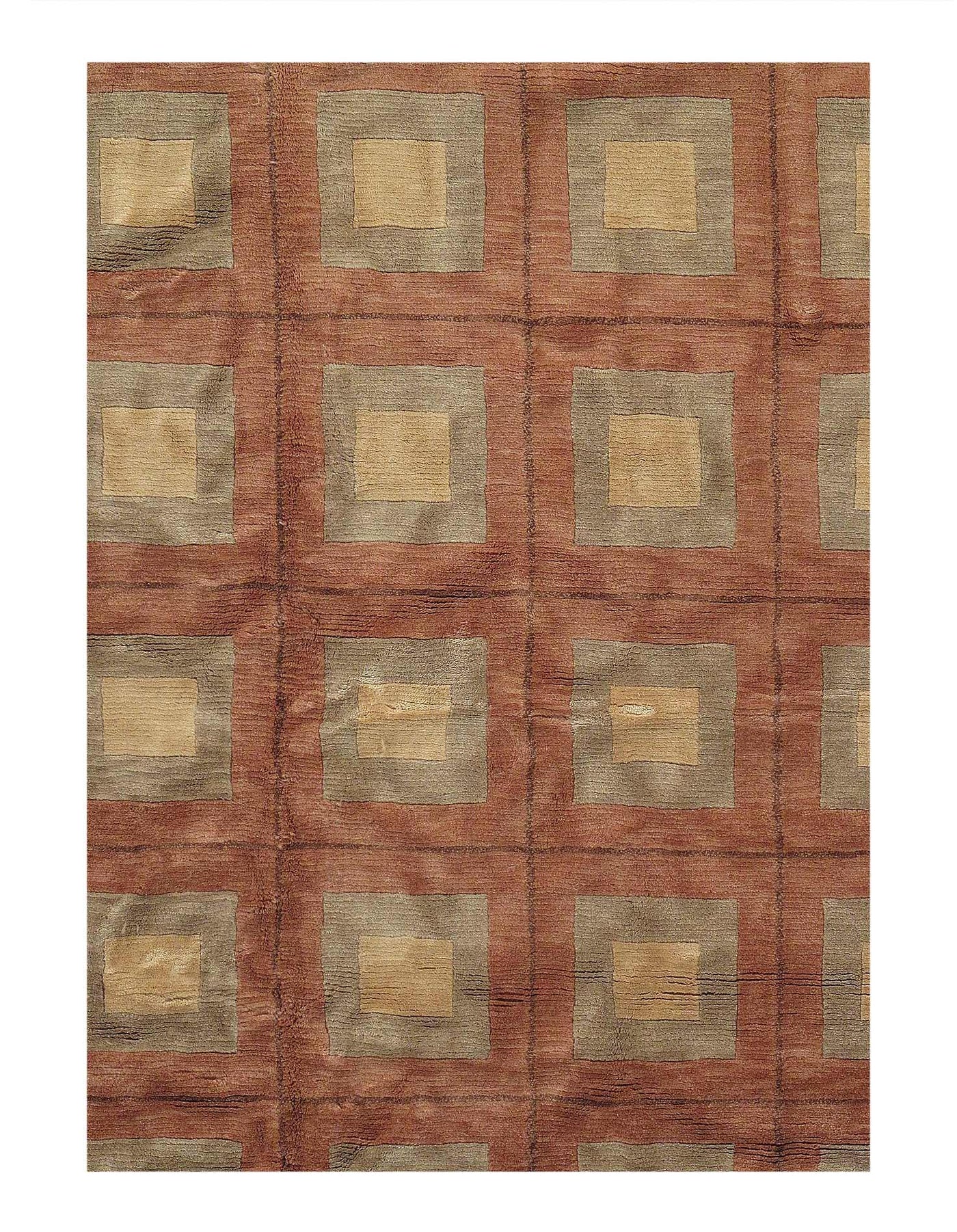 Canvello Fine Hand Knotted Modern Genuine Nepal Rug - 10'11'' X 17'11''