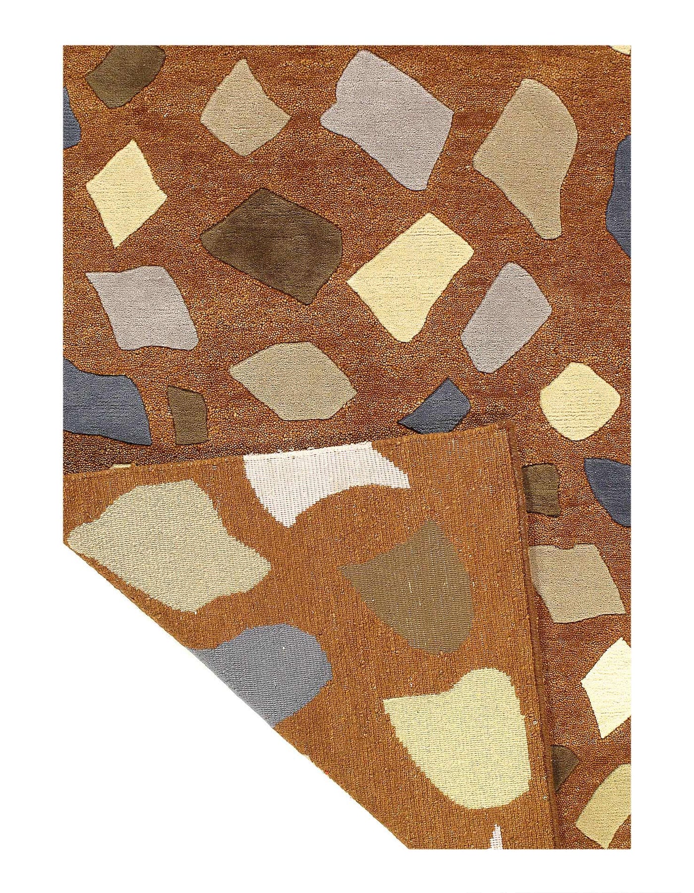 Canvello Fine Hand Knotted Modern Rug - 4' X 5'11'' - Canvello