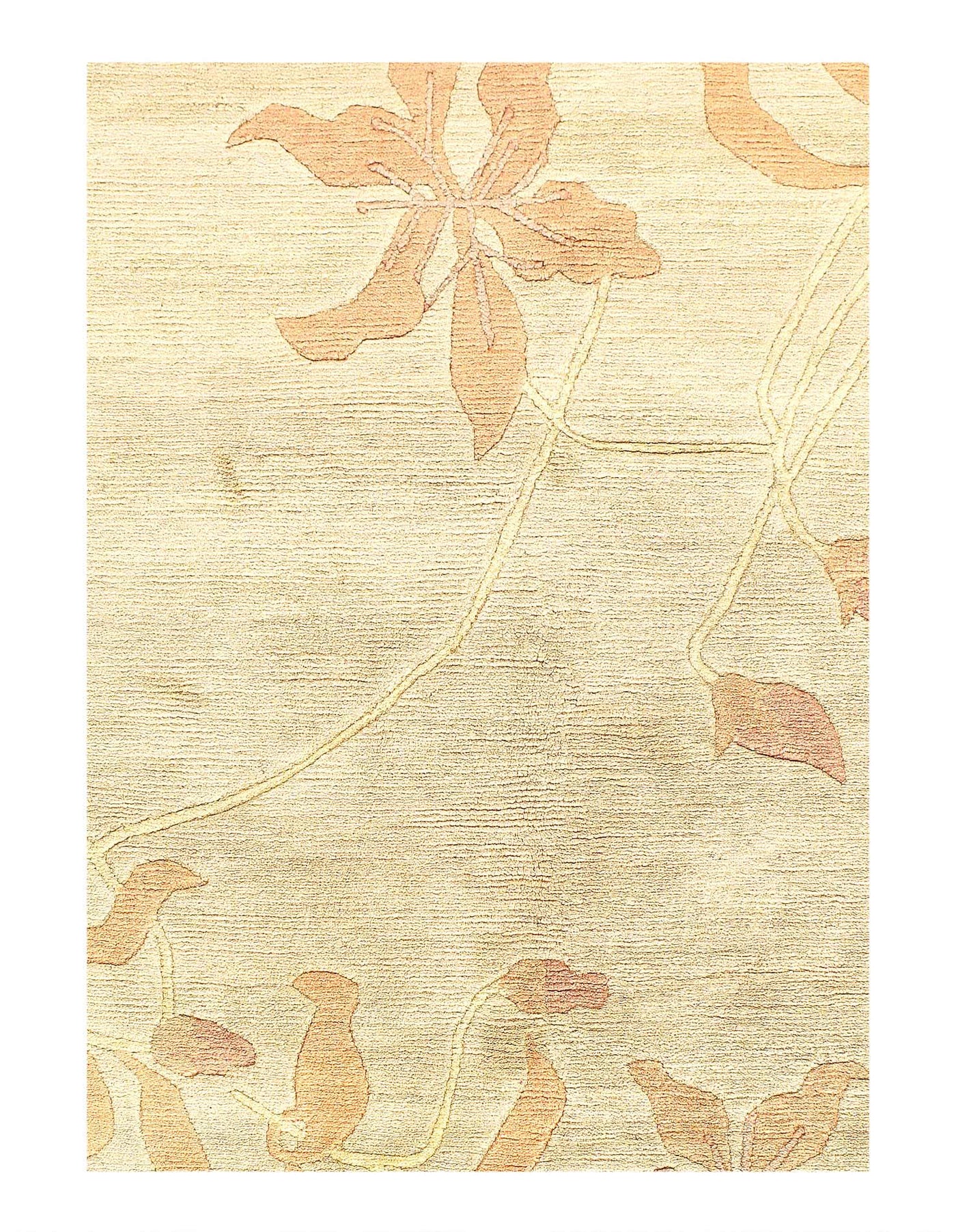 Canvello Fine Hand Knotted Modern Rug - 4'1'' X 5'11'' - Canvello