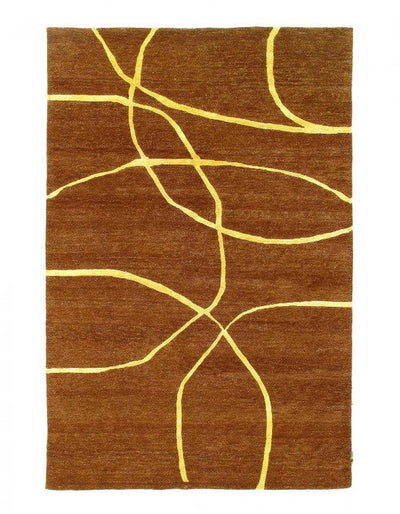 Canvello Fine hand Knotted Modern Rug - 6' X 9'1''