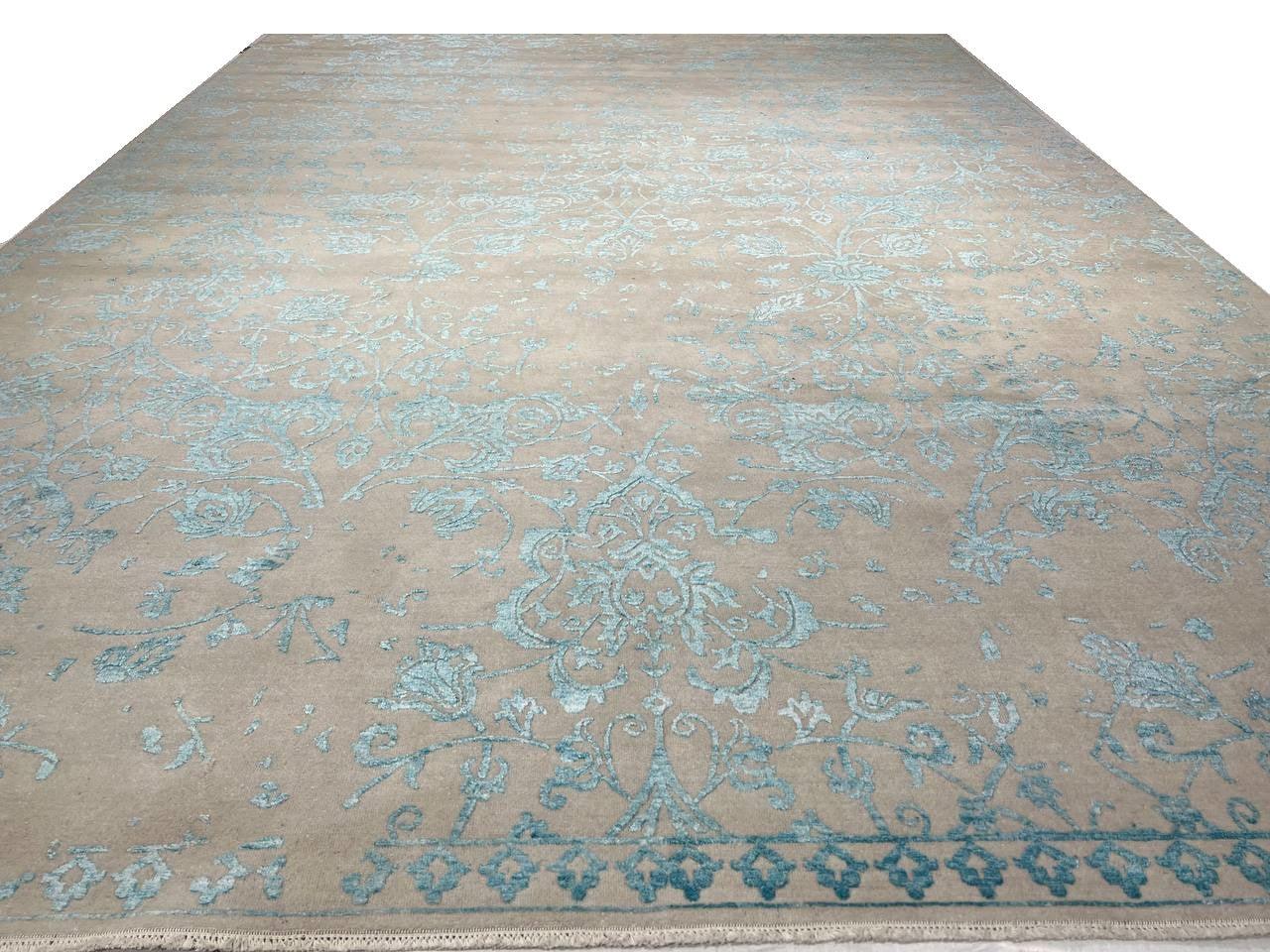 Canvello Fine Hand knotted Modern Rug - 8'11'' X 12'3''