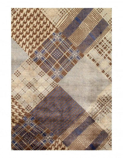 Fine hand Knotted Modern rug 8' X 10'4''