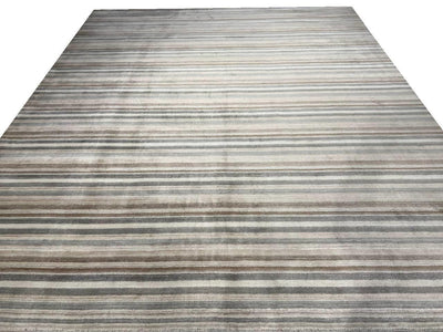 Canvello Fine Hand Knotted Modern Rug - 8'2'' X 9'9'' - Canvello