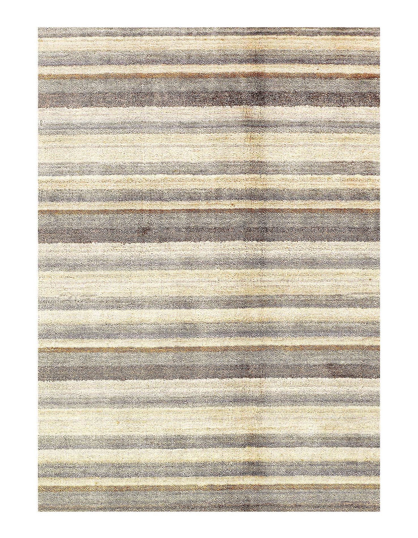 Canvello Fine Hand Knotted Modern Rug - 8'2'' X 9'9'' - Canvello