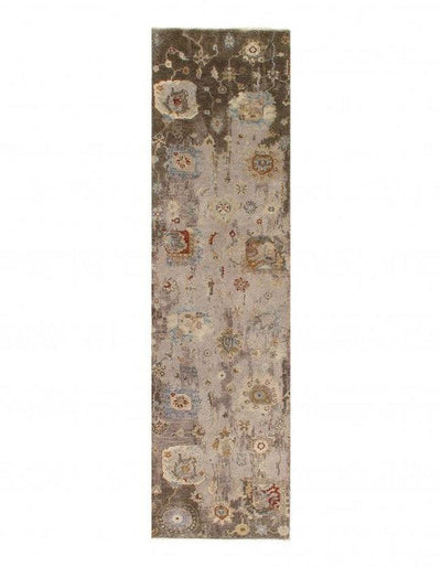 Canvello Fine hand Knotted Modern runner - 2'7'' X 10' - Canvello