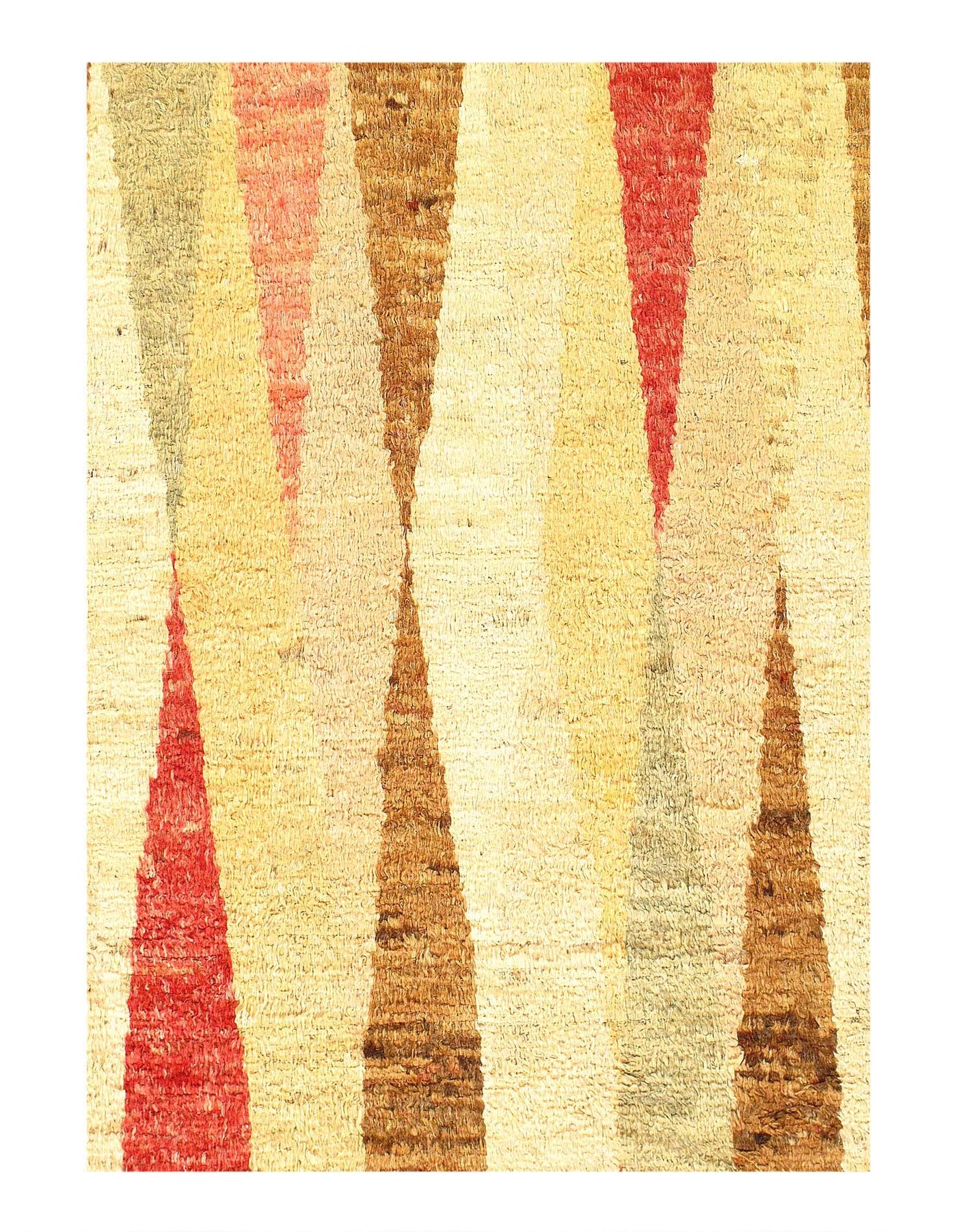 Canvello Fine Hand Knotted Modern Shaggy Rug - 5'6'' X 8'7'' - Canvello