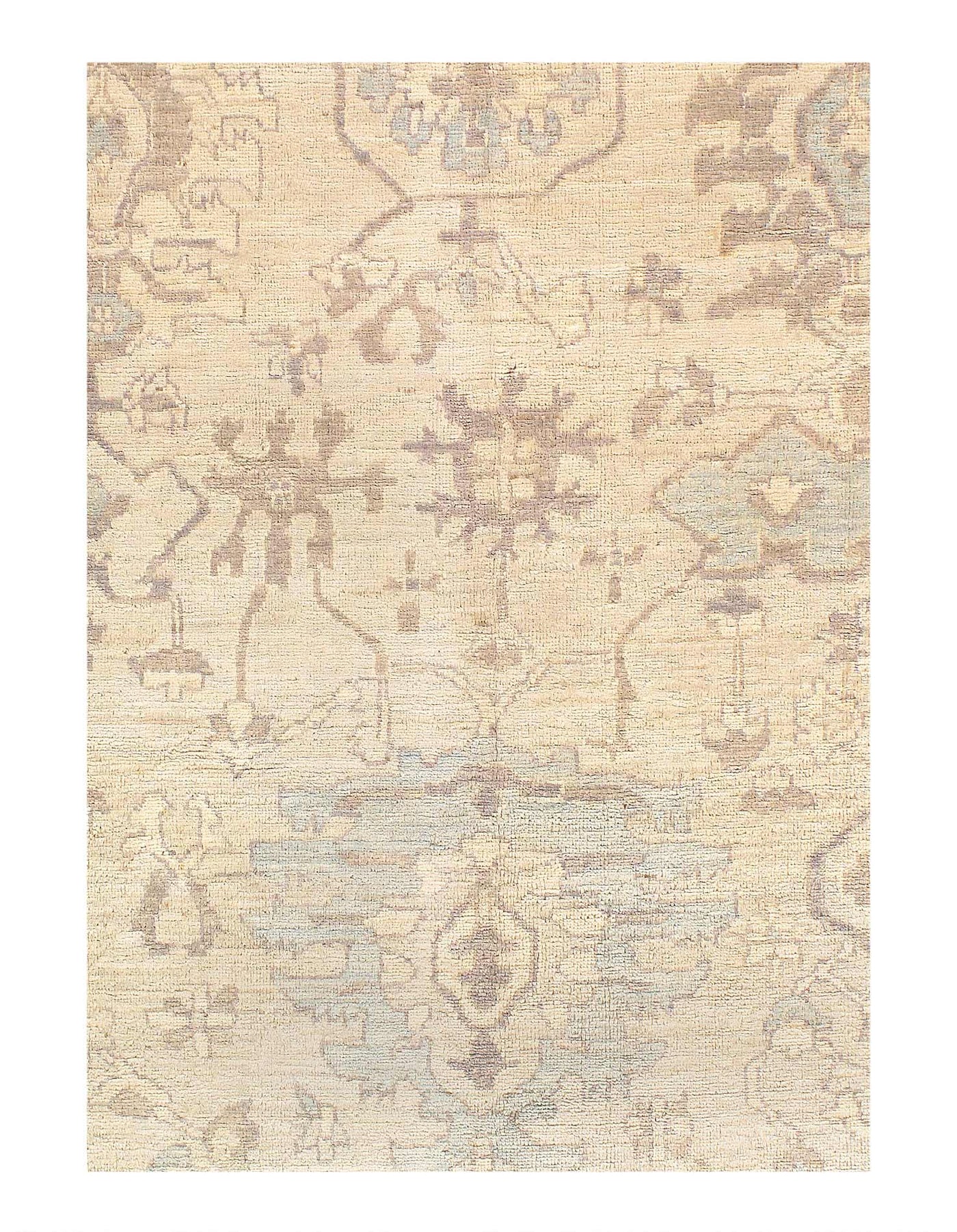 Canvello Fine hand Knotted Oushak Design - 10' x 10' - Canvello