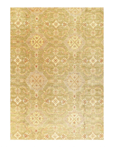 Canvello Fine Hand Knotted Oushak Design Rug - 10'1'' X 14'2'' - Canvello