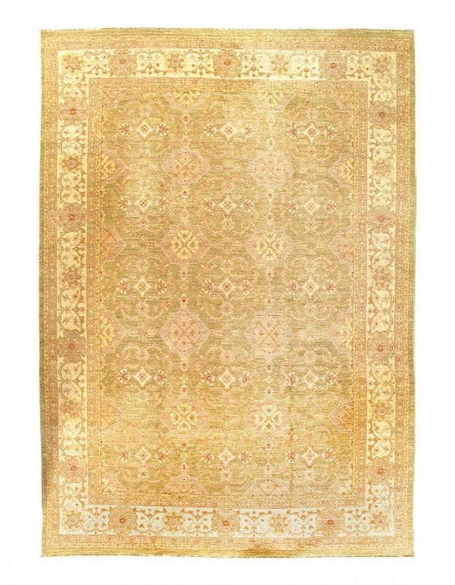 Canvello Fine Hand Knotted Oushak Design Rug - 10'1'' X 14'2'' - Canvello