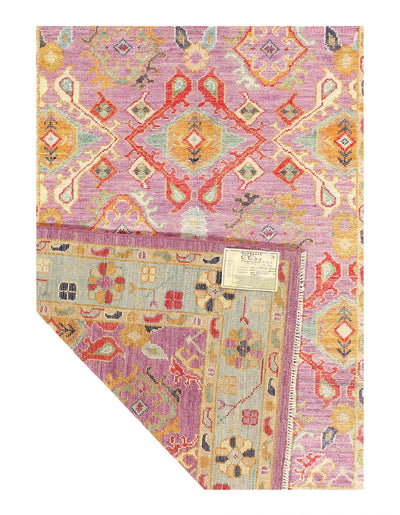 Canvello Fine hand Knotted Oushak Design Rug - 5' X 7'