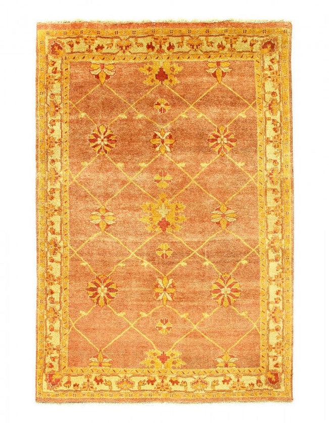 Canvello Fine Hand Knotted Oushak Design Rug - 6' x 9' - Canvello