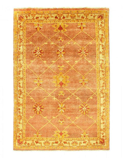 Canvello Fine Hand Knotted Oushak Design Rug - 6' x 9' - Canvello