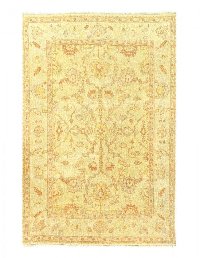 Canvello Fine Hand Knotted Oushak Design Rug - 6' x 9'
