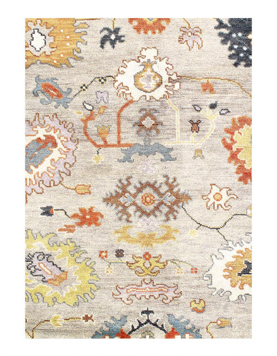Canvello Fine Hand Knotted Oushak Design Rug - 8'2''X 10'