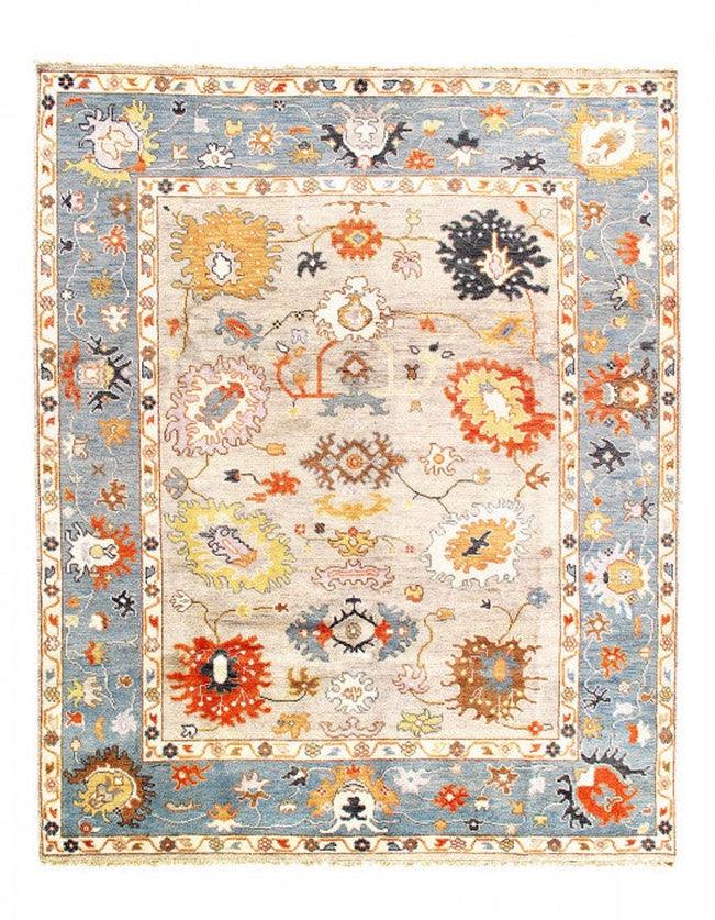 Canvello Fine Hand Knotted Oushak Design Rug - 8'2''X 10' - Canvello