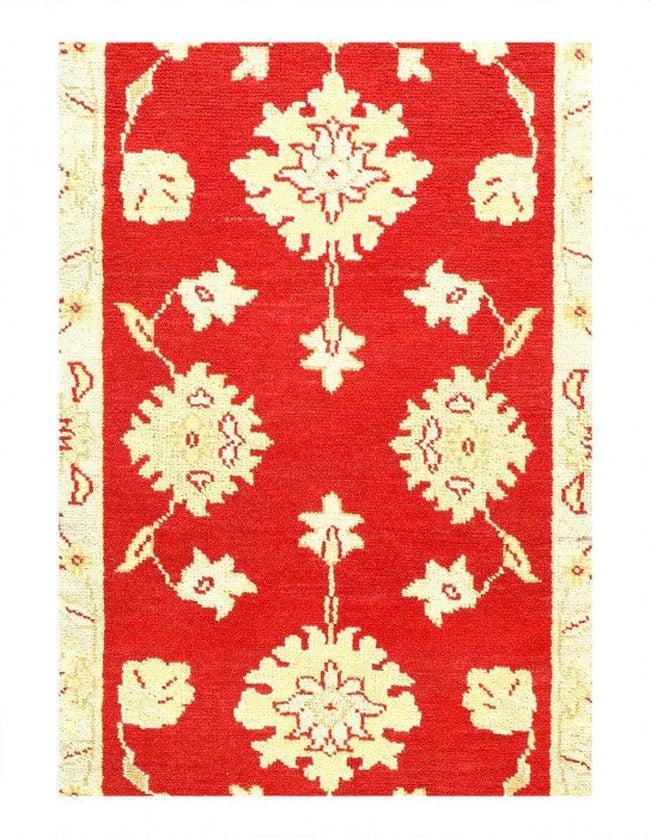 Canvello Fine Hand Knotted Oushak Design runner 2'5'' X 9'11'' - Canvello