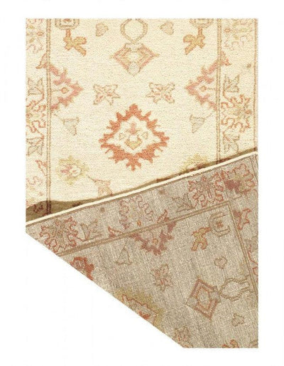 Canvello Fine Hand Knotted Oushak design runner 2'6'' X 9'4'' - Canvello