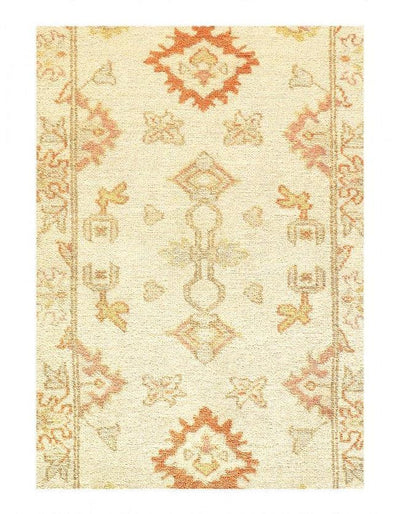 Canvello Fine Hand Knotted Oushak design runner 2'6'' X 9'4'' - Canvello