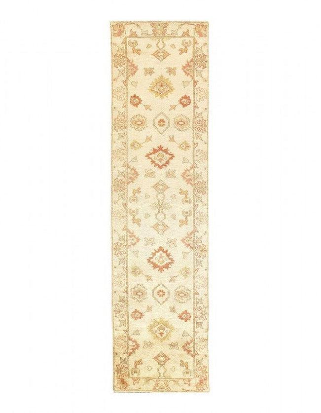 Canvello Fine Hand Knotted Oushak design runner 2'6'' X 9'4'' - Canvello