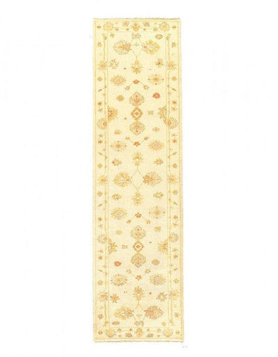 Canvello Fine Hand Knotted Oushak design Runner 2'8'' X 9'7'' - Canvello