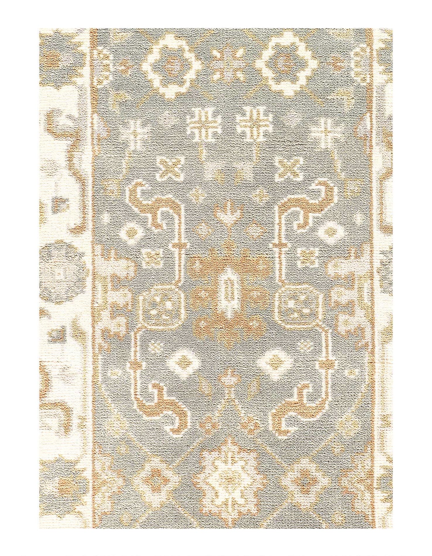 Canvello Fine Hand Knotted Oushak Runner - 2'7'' X 8' - Canvello