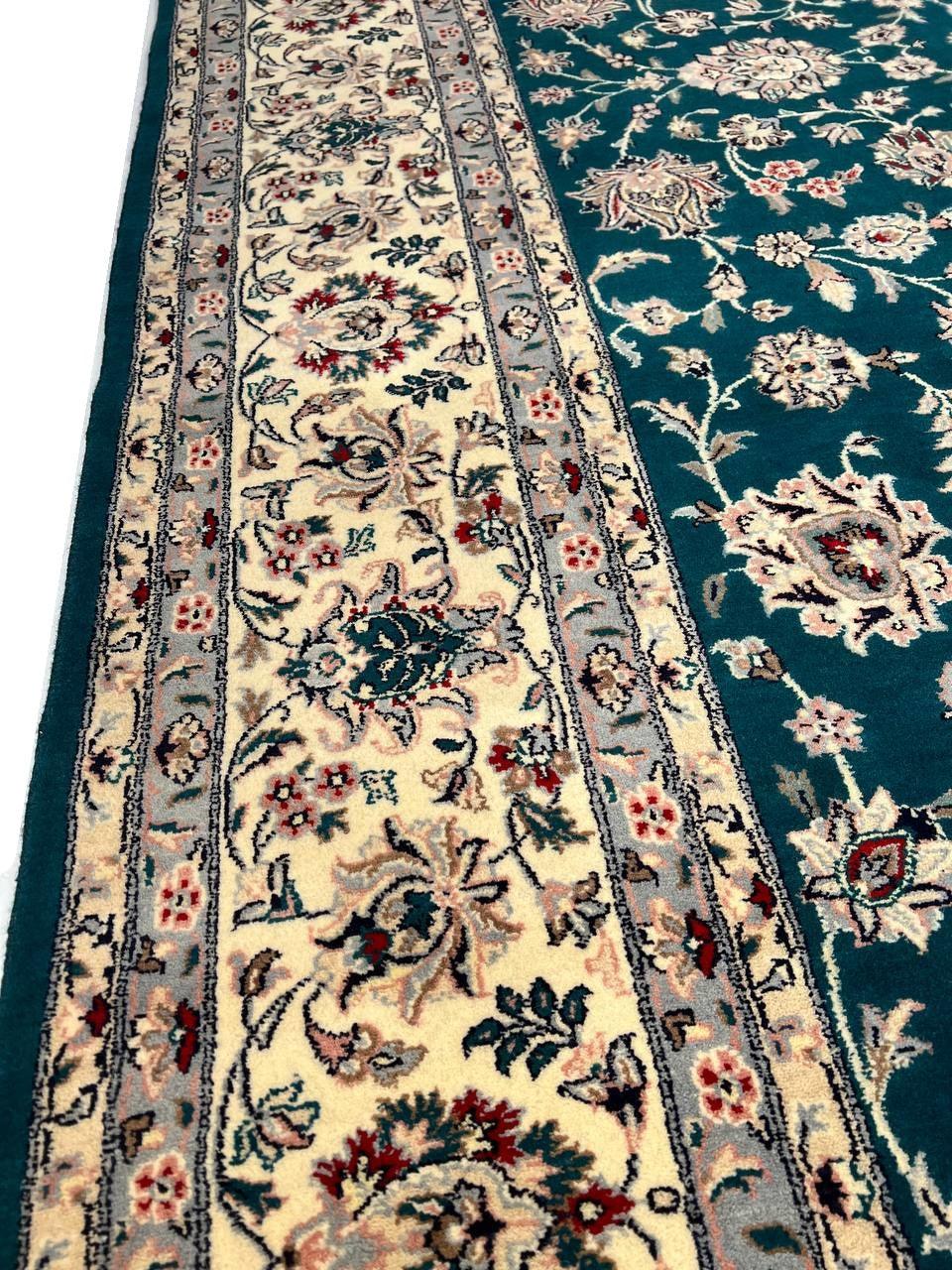 Canvello Fine hand Knotted Pak Silkroad Tabriz design - 8' X 10'4'' - Canvello