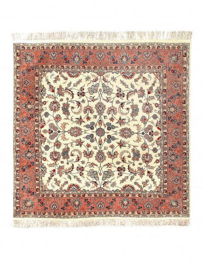 Canvello Fine Hand Knotted Pak Silkroad Tabriz square rug - 6' X 6' - Canvello