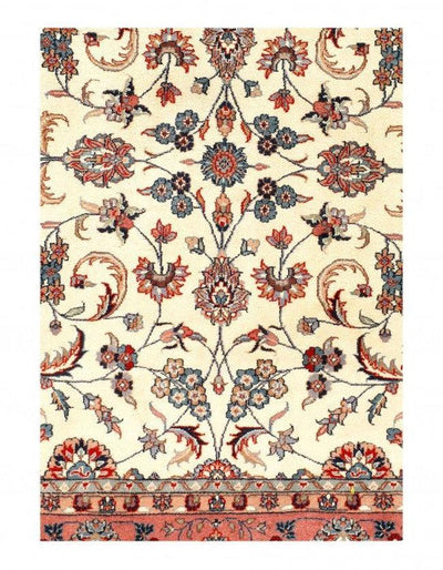 Canvello Fine Hand Knotted Pak Persian Tabriz square rug - 6' X 6'
