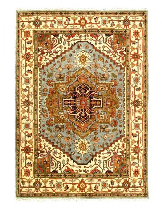 Canvello Fine Hand Knotted Persain serapi design 6'1'' X 9' - Canvello