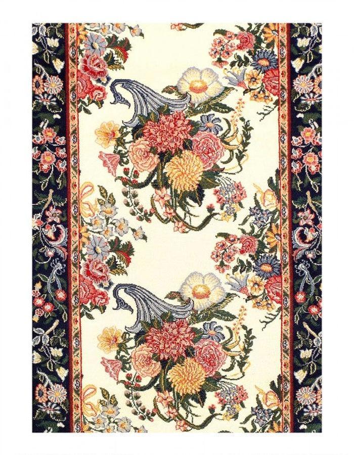 Canvello Fine Hand Knotted Savonnerie design Runner 2'8'' X 10' - Canvello