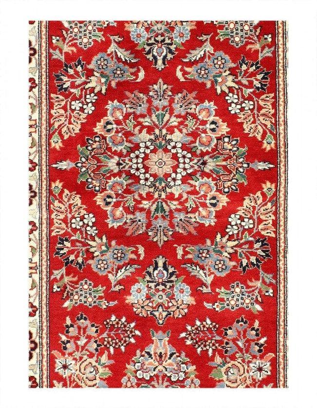 Canvello Fine Hand Knotted Savonnerie design runner 2'8'' X 10'1'' - Canvello