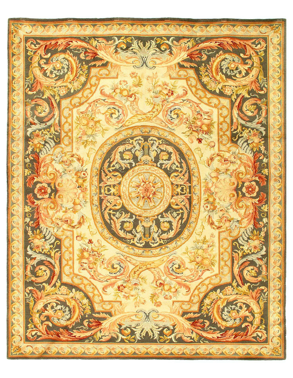 Alfombra Savonnerie fina anudada a mano Canvello - 8'1'' X 10'1''